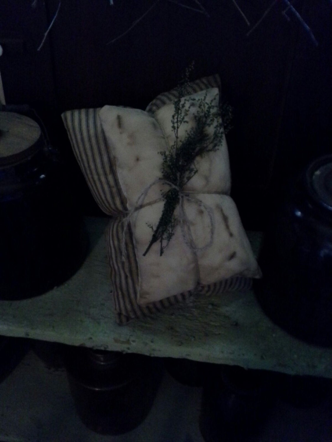 Set of Primitive Pillow Shelf Sitter
