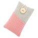 Fabric iPhone 5 case / Padded iPhone 4 sleeve / iPod case / cell phone protector / white polka dots over salmon color