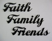 Faith Family Friends Wall Decoration Sign