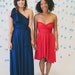 Azimuth Navy Blue Long Octopus Infinity Convertible Wrap Gown