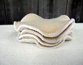Nursing Pads Set Of Two Pairs Upcycled Wool /Bamboo Velour/ Organic Hemp Fleece Absorbent Breastfeeding Pads