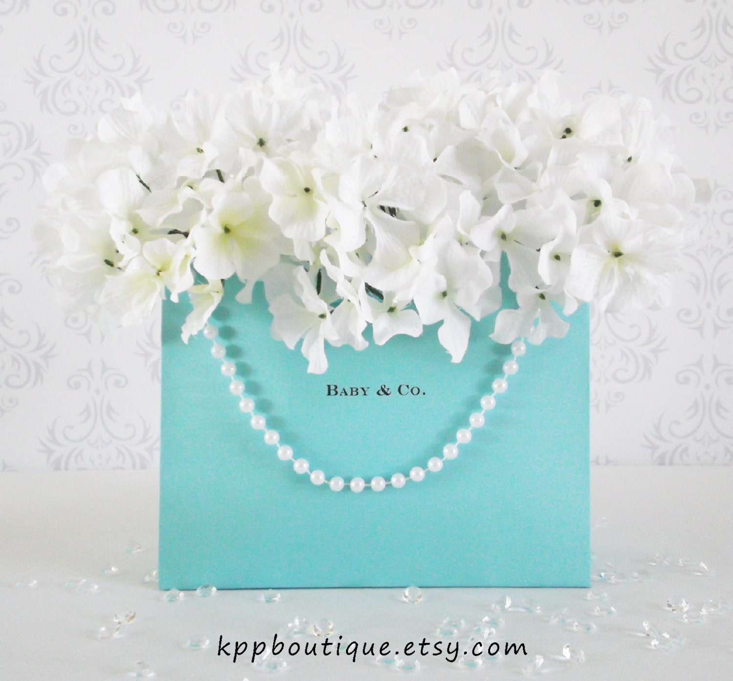 Tiffany & Co. Inspired Personalized Gift Bags by kppboutique