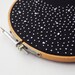 Polka Dot Embroidery Art - The Final Frontier - Space Astronomy Stars - Science Fiction