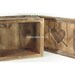Wedding Card Box Custom Personalized Wood Hope Chest Wooden Keepsake Memory Box