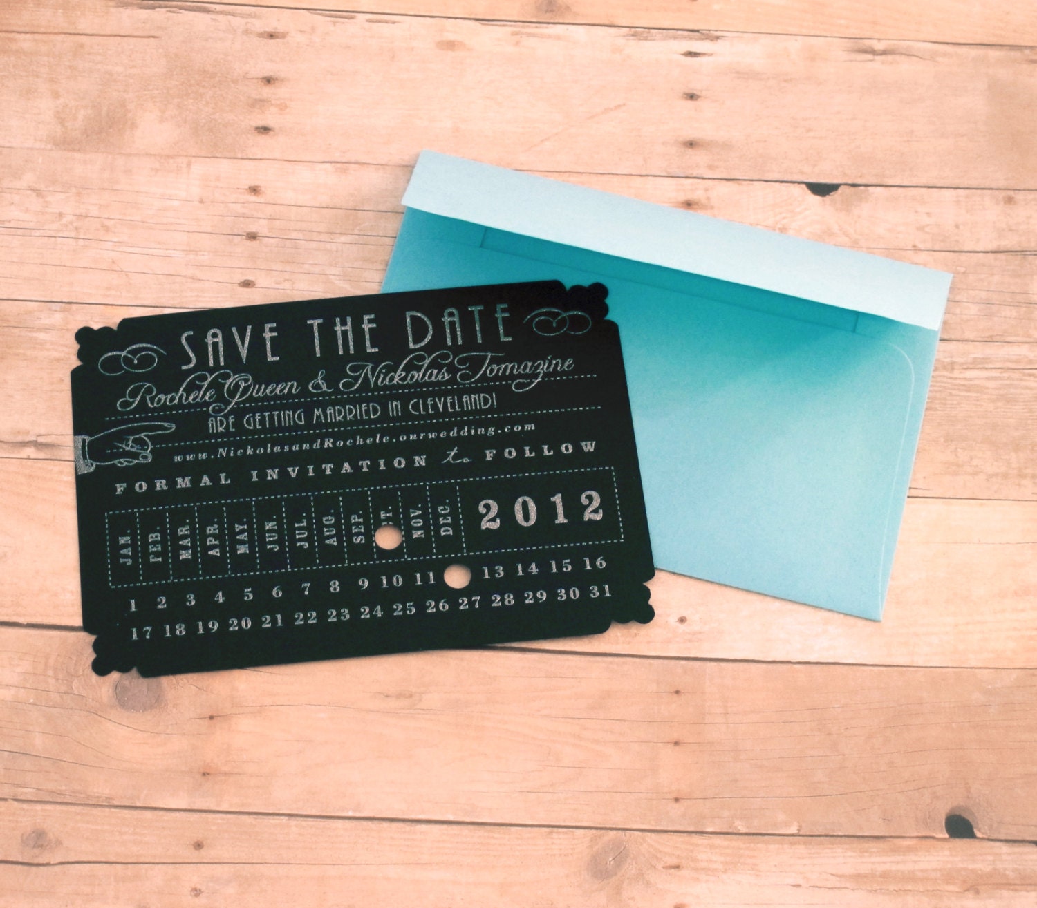 Punch Card - Save the Date