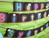 GLOW in the DARK Banner - DIY Printable Happy Birthday Banner Il_170x135