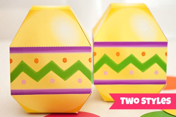 Easter Egg Favor Box - DIY Printable PDF Il_570xn