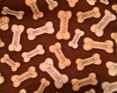 Dog Bones  Reversible Tie On Dog Bandana