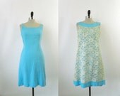 1960s Dress Lace Party Cage Dress 2 in 1 S