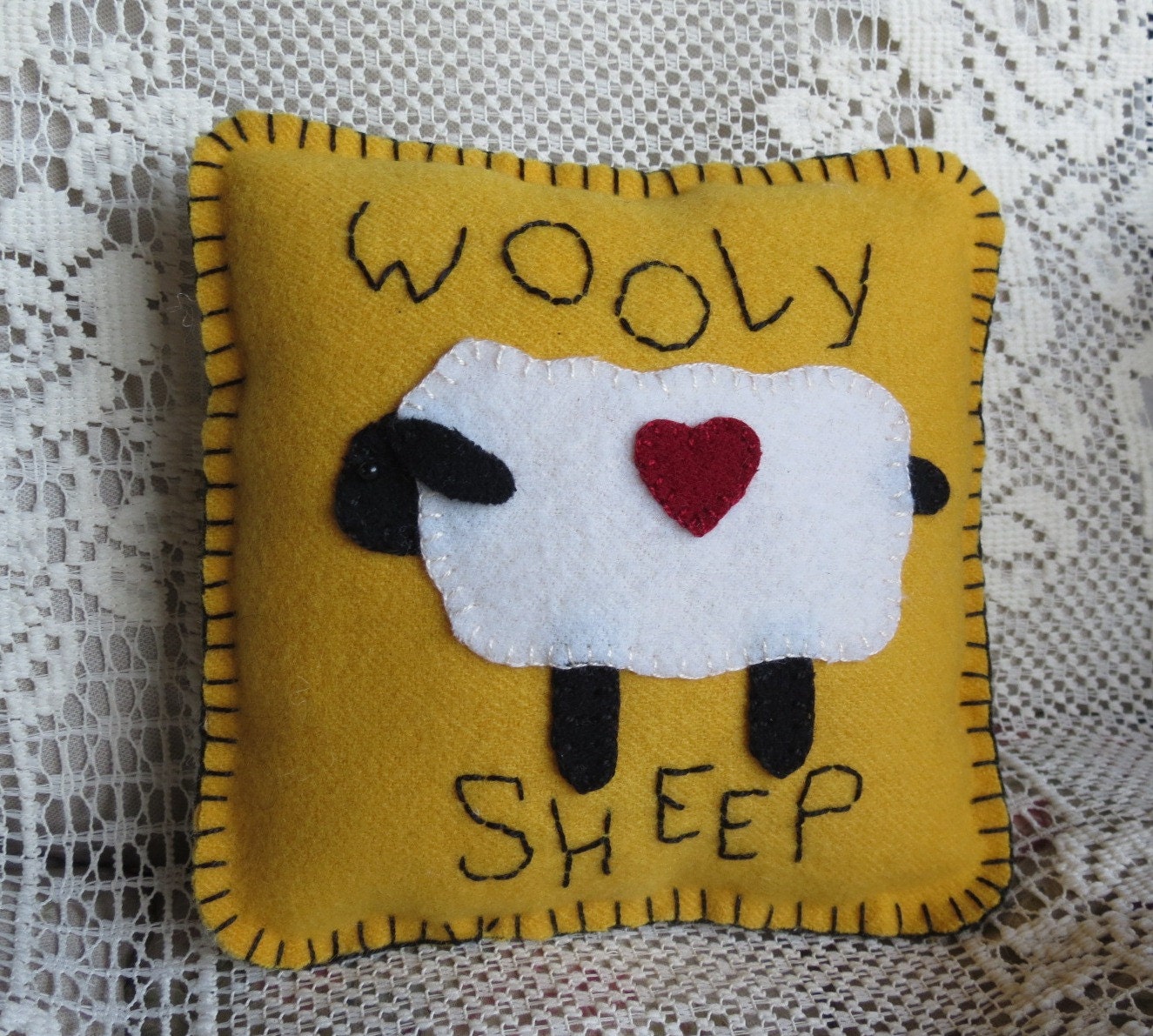 Wooly Sheep Pillow - Sheep Shelf Sitter