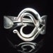 Recycled Silverware Jewelry Silver Fork Bracelet in Original Heart Design Number Three
