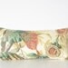 Decorative pillow cover - Mini Lumbar Pillow - 8x16 - F.Schumacher Exotic Elements - Yellow - Green - Pink - Floral - Floral Lumbar Pillow