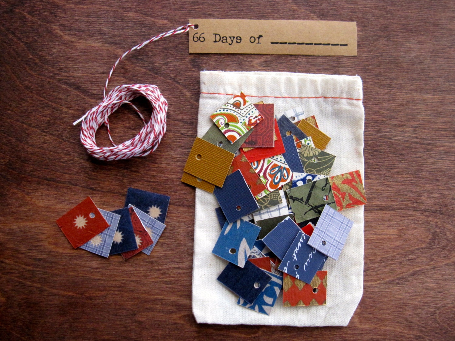66 Days Motivation Garland - New Year's Resolution Habit Forming Kit