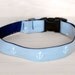 Grey Anchor Dog Collar