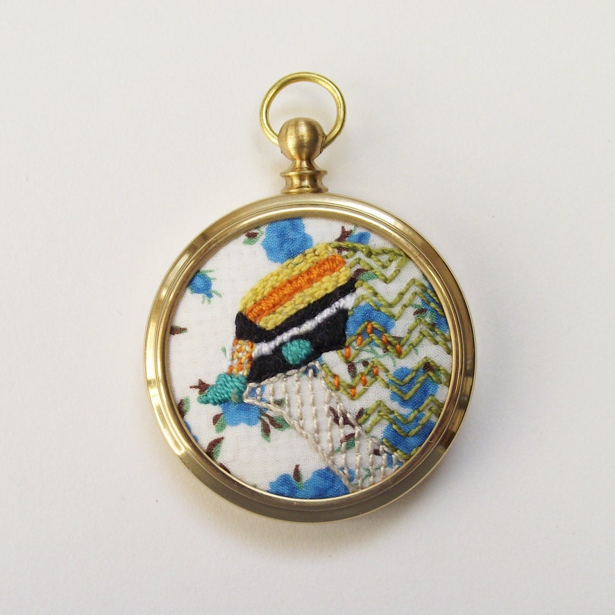 Firecrest Birdseeker Miniature Brass Frame