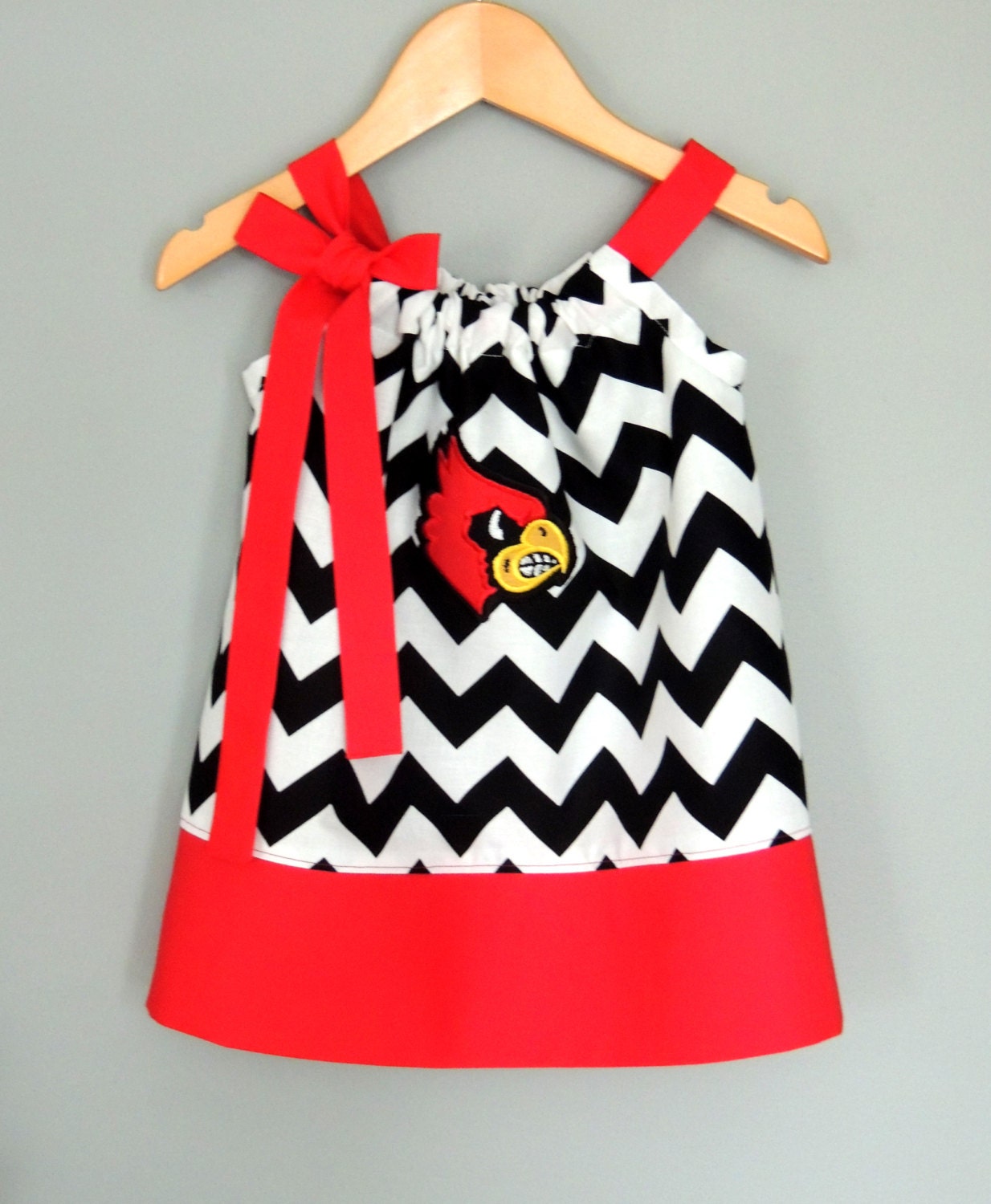 University of Louisville Chevron Pillowcase Dress