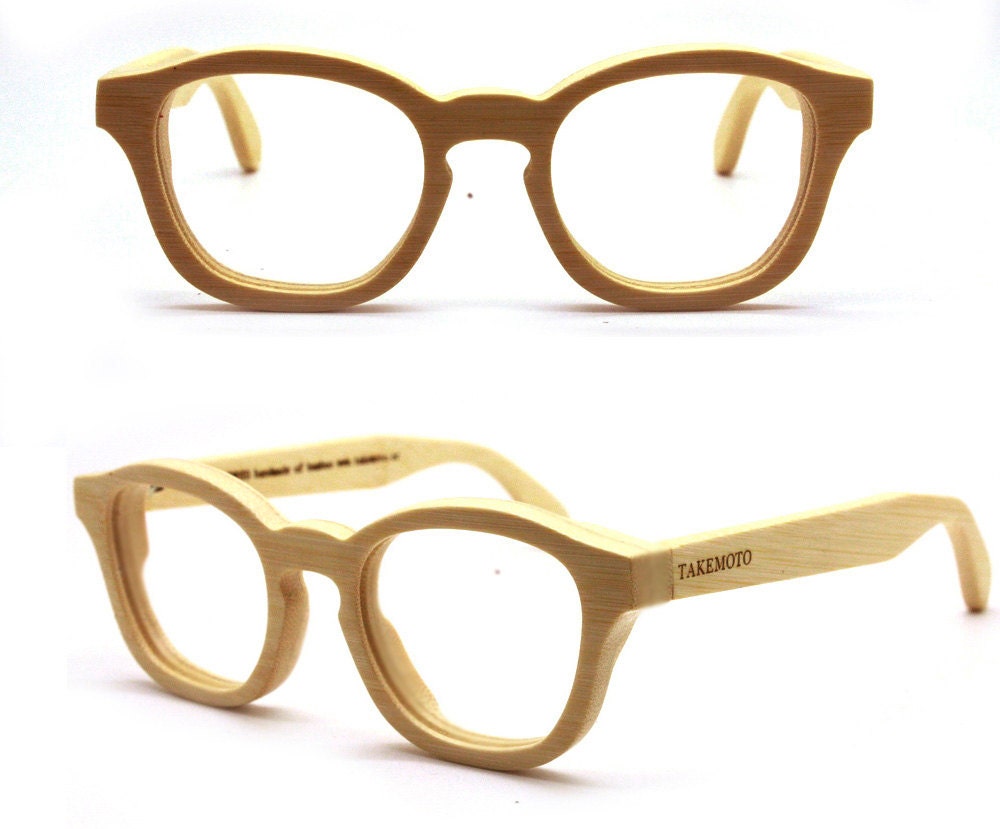 handmade vintage bamboo  glasses eyeglasses  MJX1103