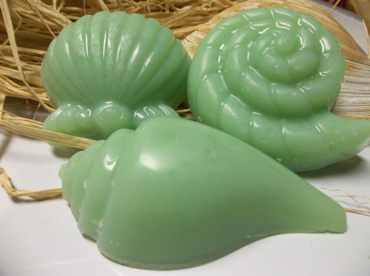 Seashell Glycerin Soap Novelty Nautical Guest Soap Hand Soap Great Party Favors