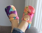 Baby Girl Shoes Toddler Girl Shoes Soft Soled Shoes Spring Shoes Summer Shoes Satin Shoes Pink Shoes Purple Shoes Boutique Shoes- Everly