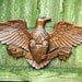 vintage metal eagle wall hanging