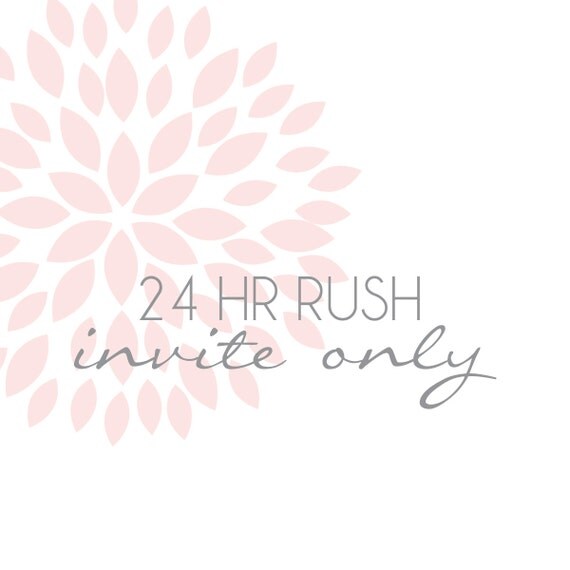 24 HOUR RUSH - Invite Il_570xn