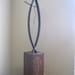 Abstract Metal art sculpture indoor/outdoor garden  by Holly Lentz
