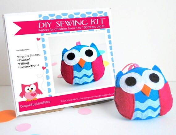 DIY Owl Set, Make Your Own Baby OWL - Sewing Kit A681 Free Shipping Il_570xn