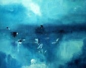 EXTRA Large Abstract Print. 33 X 47"