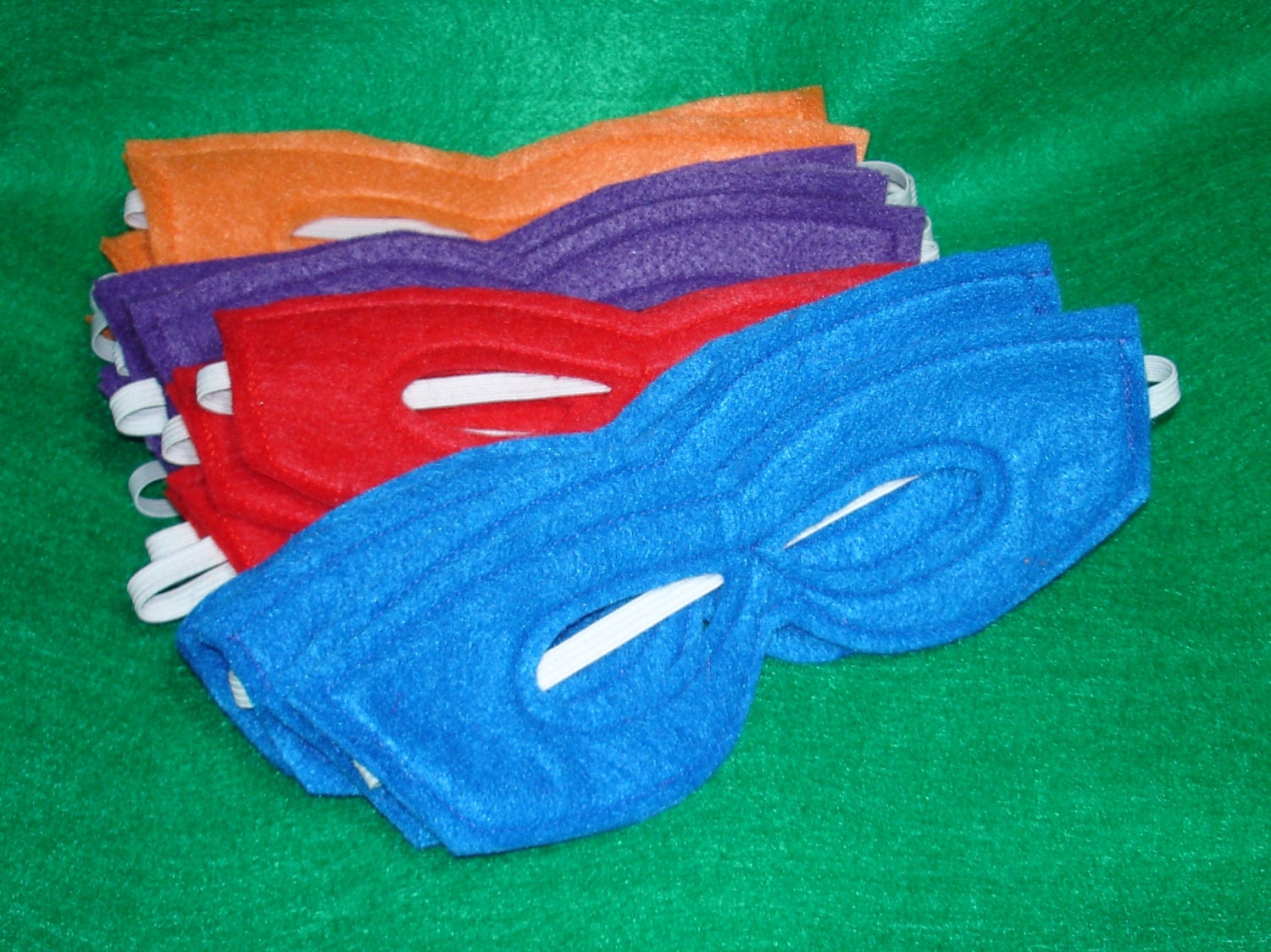 30 Super Hero Childrens MASKS Party Pack Ninja Turtle colors