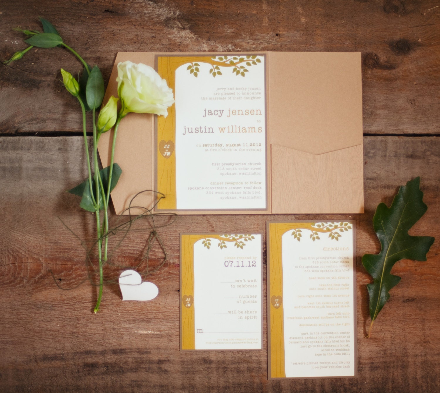 Giving Tree Wedding Invitations