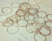 Hammered Stacking Ring