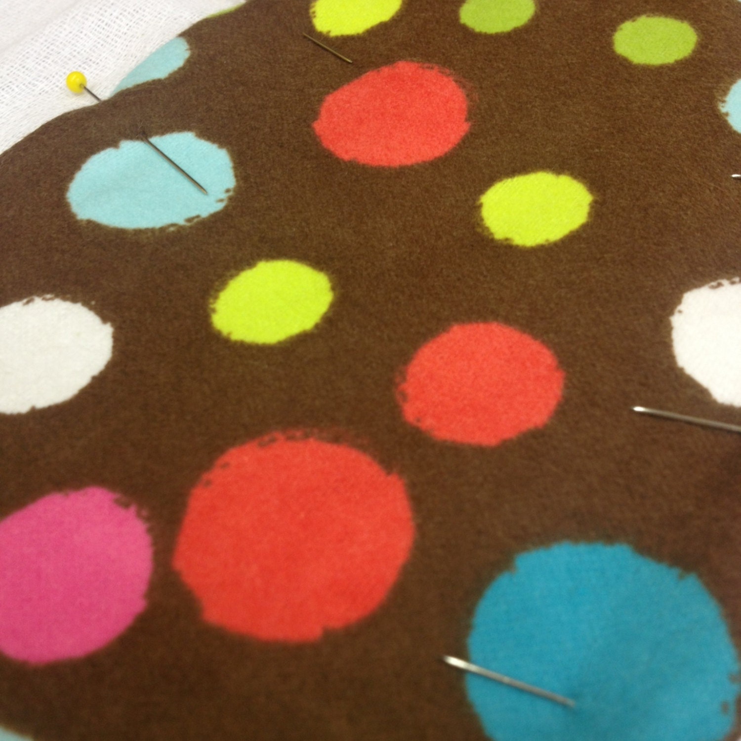 modern polka dot print flannel cotton print burp cloth - burp rag