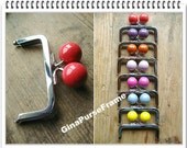 9.5cm(3.75inch) Big candy-bead Square Silver  metal bag purse frame (7 colors) for purse bag pouch making-1piece