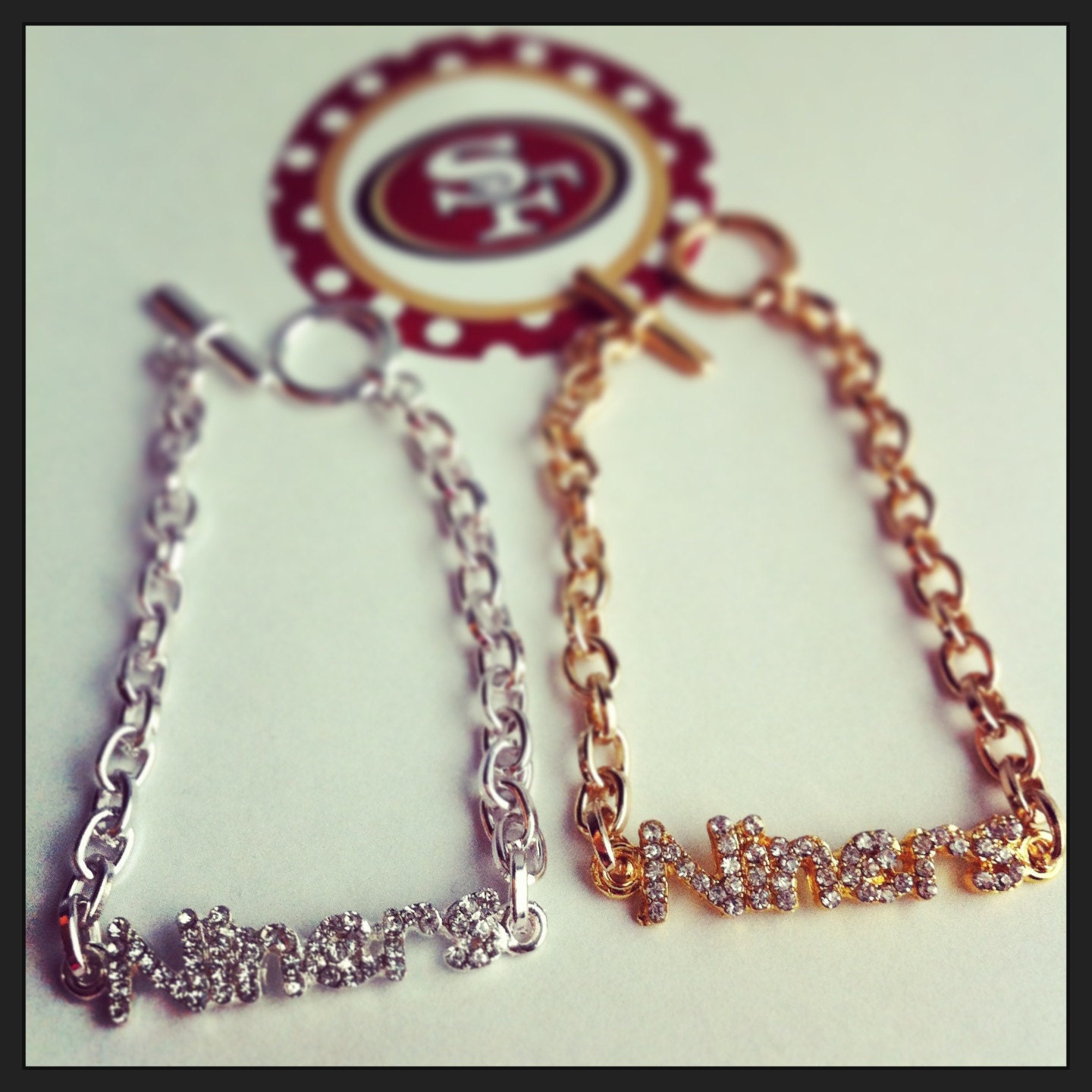 San francisco 49ers Bling bracelet