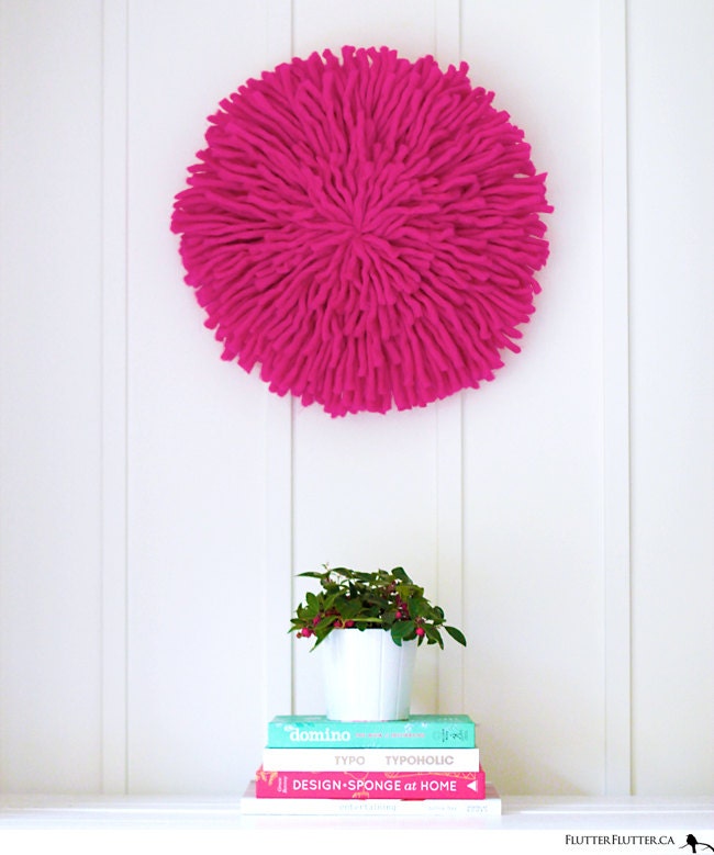 Hot Pink Wool JuJu Hat