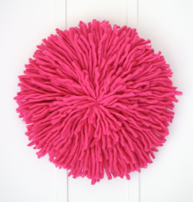 Hot Pink Wool JuJu Hat