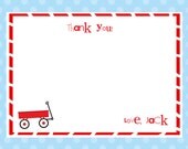 Little Red Wagon Collection: Thank You Notes. Radio Flyer. Wagon. Red Wagon. Birthday Thanks. TY Notes. Il_170x135