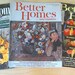 Vintage 1960 61 65 Lot of 3 Better Homes and Gardens Magazines Midcentury Mod 60s Advertising Advertisements Arts Crafts Cooking