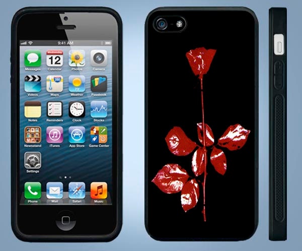Apple iPhone 5 Case, Depeche Mode Violator Custom Silicone Apple iPhone 5 Case.