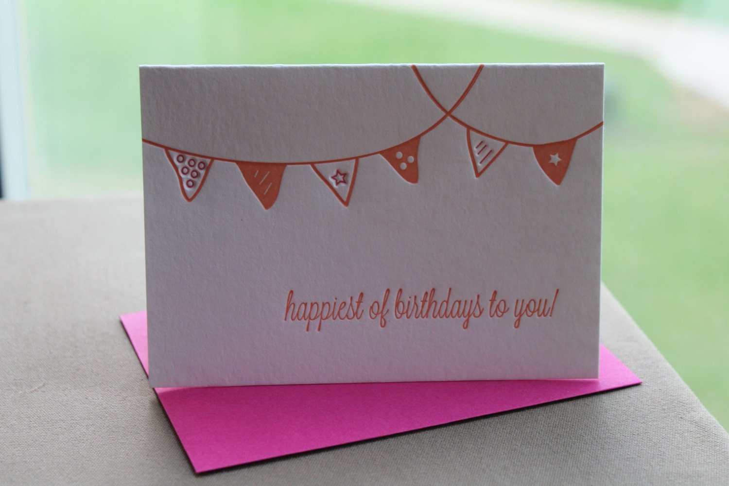 Birthday Letterpress Card