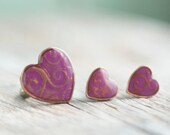Jewelry Set  - Purple hearts