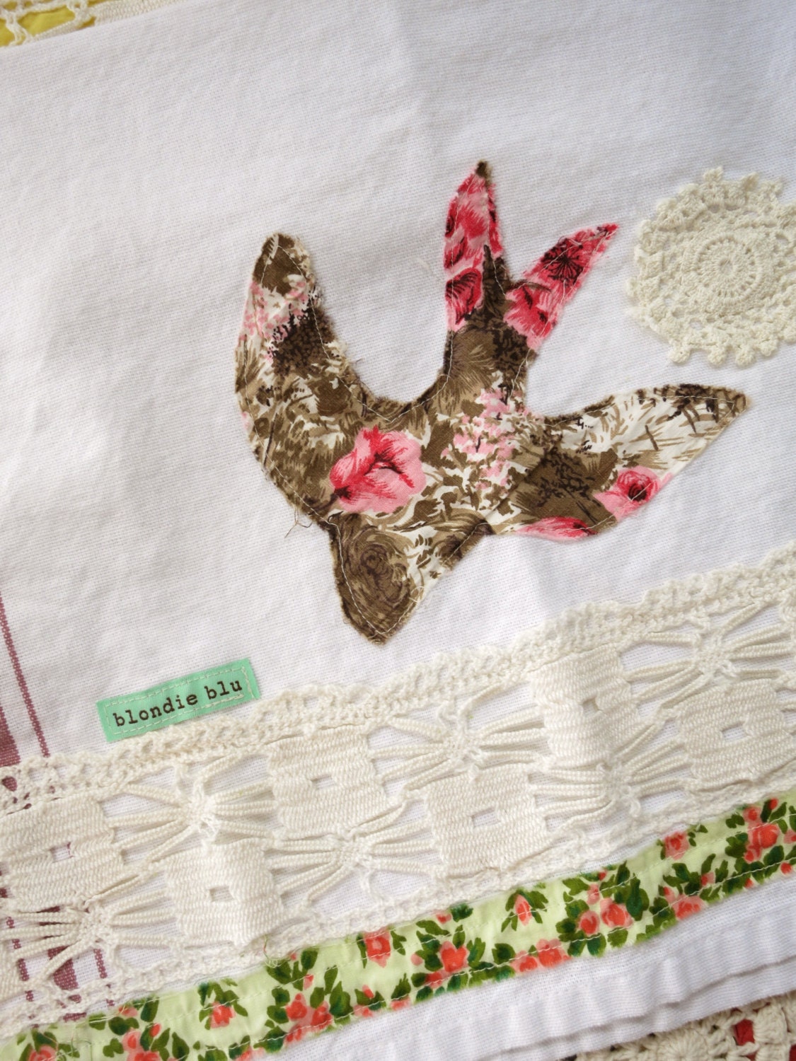 vintage fabric tea towel no. 3