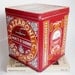 Vintage Italian Biscuit or Biscotti Tin in Red and Orange