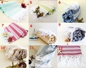 Fast Shipping 15 Bridesmaid Towels NATURAL Cotton Eco Friendly PESHTEMAL Hand Woven Turkish Cotton Bath Beach Spa Yoga Pool Towel