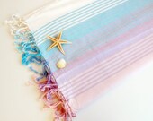 Handwoven Peshtemal Towel NATURAL Cotton Eco Friendly PESHTEMAL,High Quality,Turkish Cotton Bath,Beach,Spa,Yoga,Pool Towel