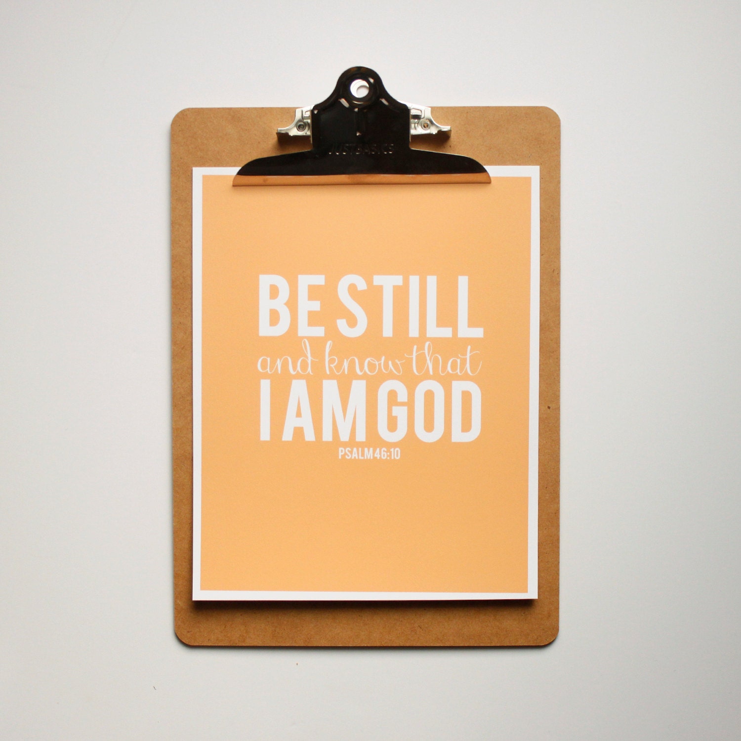 Be Still 8x10 Poster