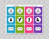 Wonderland - Printable Party Circles