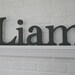 Wooden Letters, Personalized Name, Beautifully Connected Letters, Your Custom Name and Color