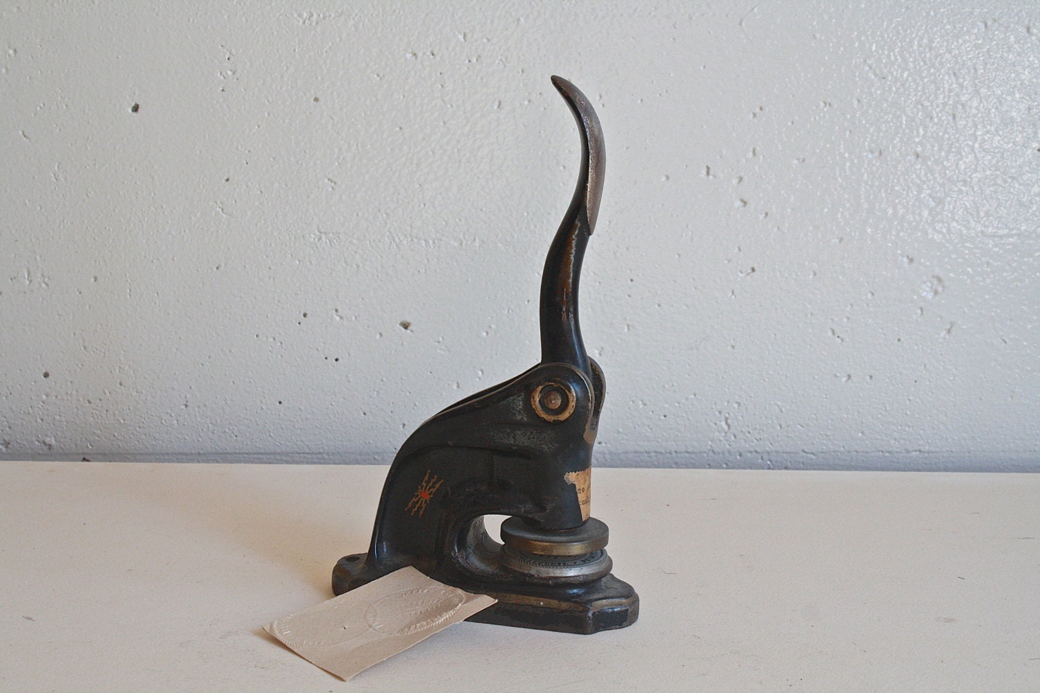 Antique Embosser 1922 Cast Iron