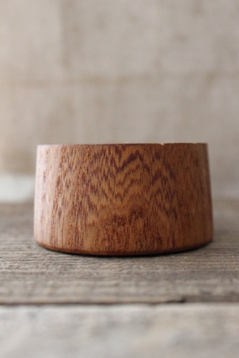 v i n t a g e mid-century teak desk organizer